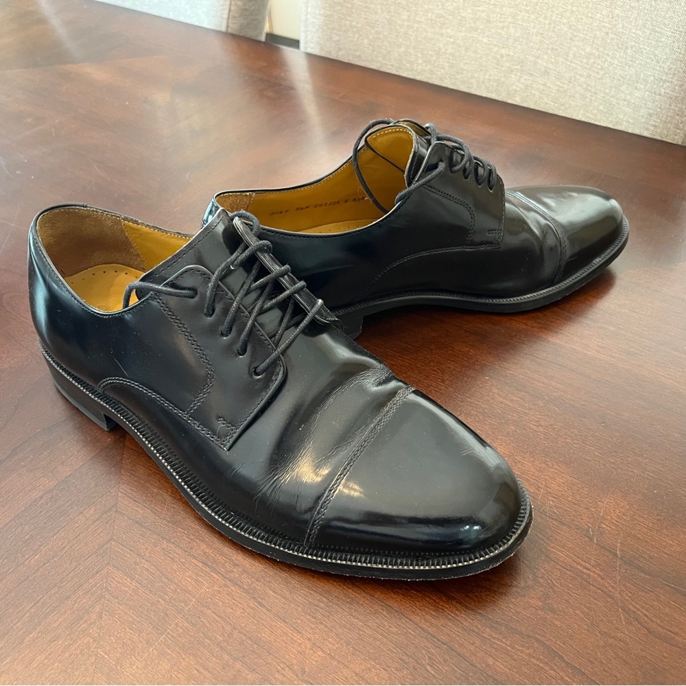 Cole Haan x Nike Air Sole Leather Dress Shoes, Black